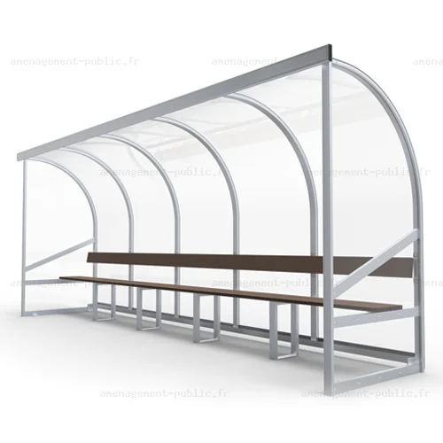 Banc de touche monobloc 10 Places
